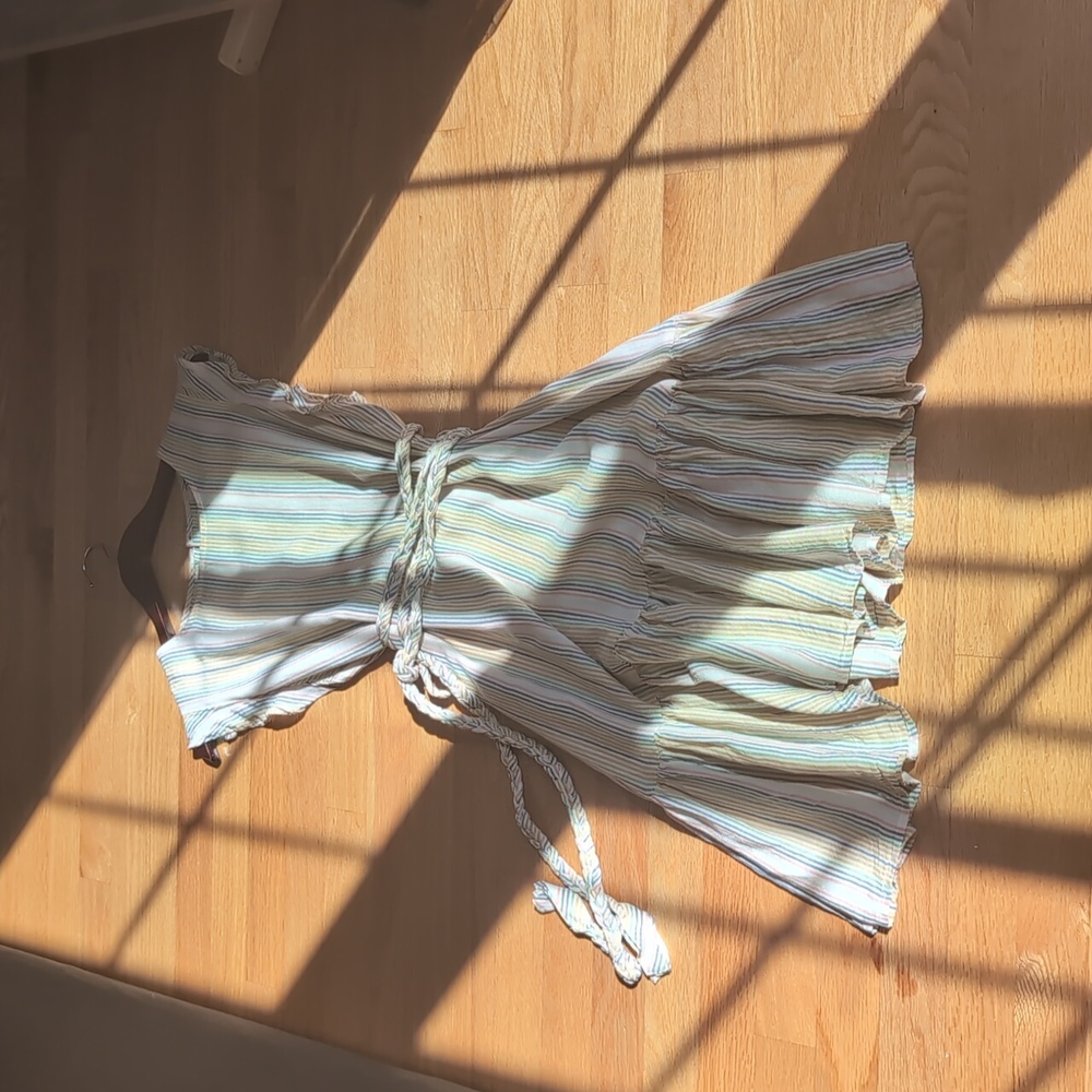 Marine Layer Striped Dress - Blue and White
